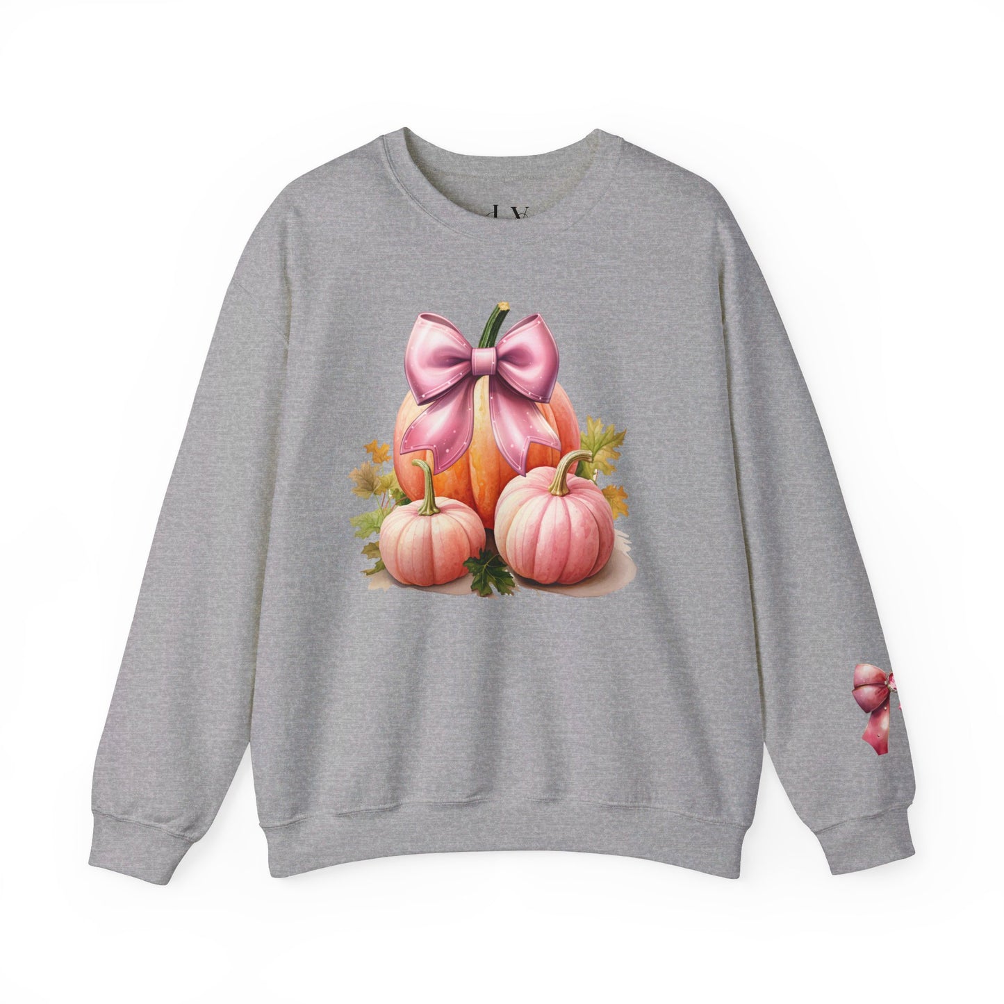 Pink Coquette Pumpkin Crewneck Sweatshirt