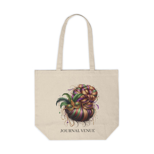 Cute Bun Natural Shopping Tote Bag - JOURNAL VENUE