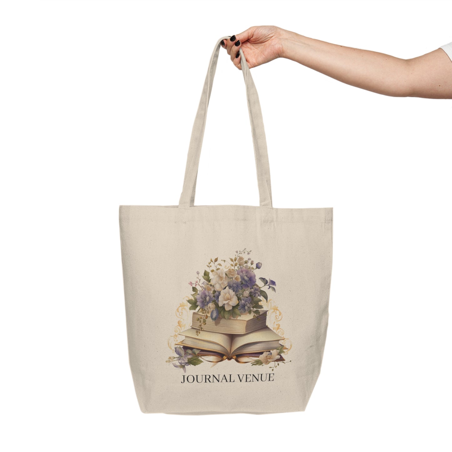 Cute Bookish  Shopping Tote Bag - JOURNAL VENUE