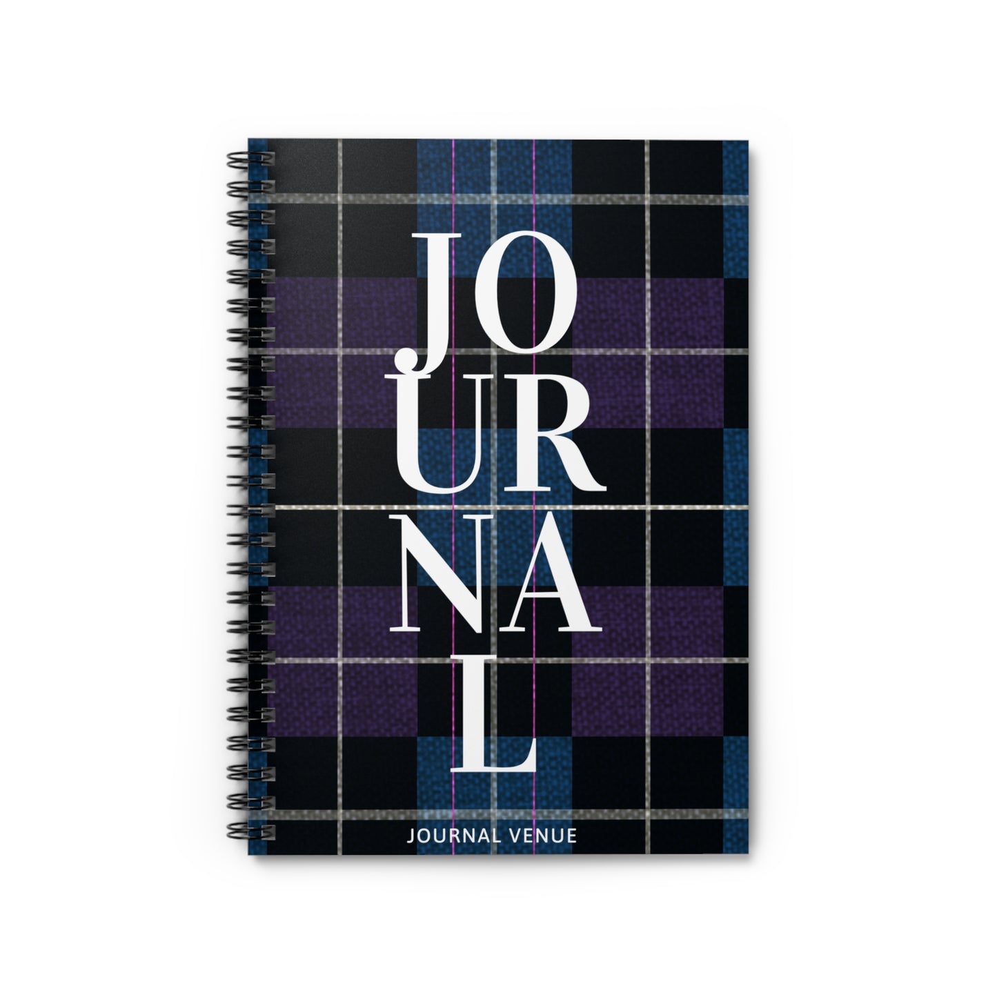 Purple Plaid Journal Notebooks - JOURNAL VENUE