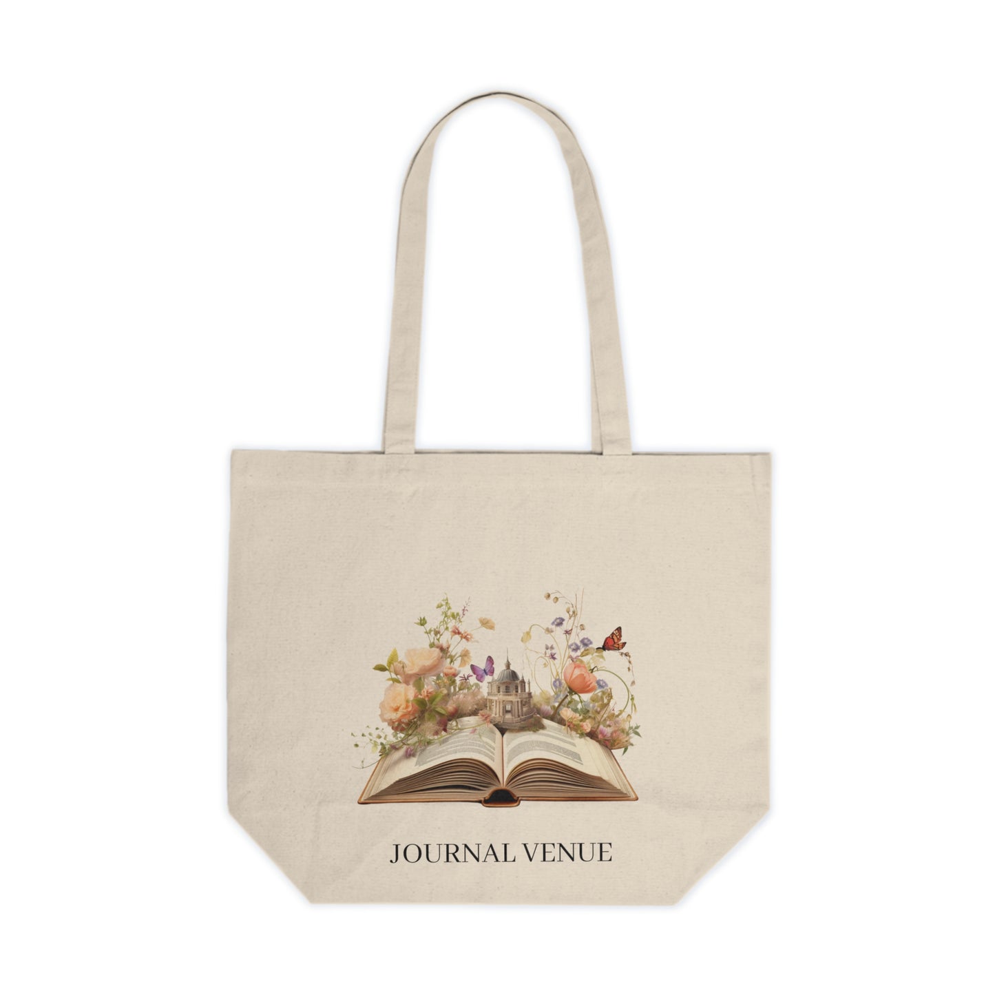 Cute Book Reader Shopping Tote Bag - JOURNAL VENUE