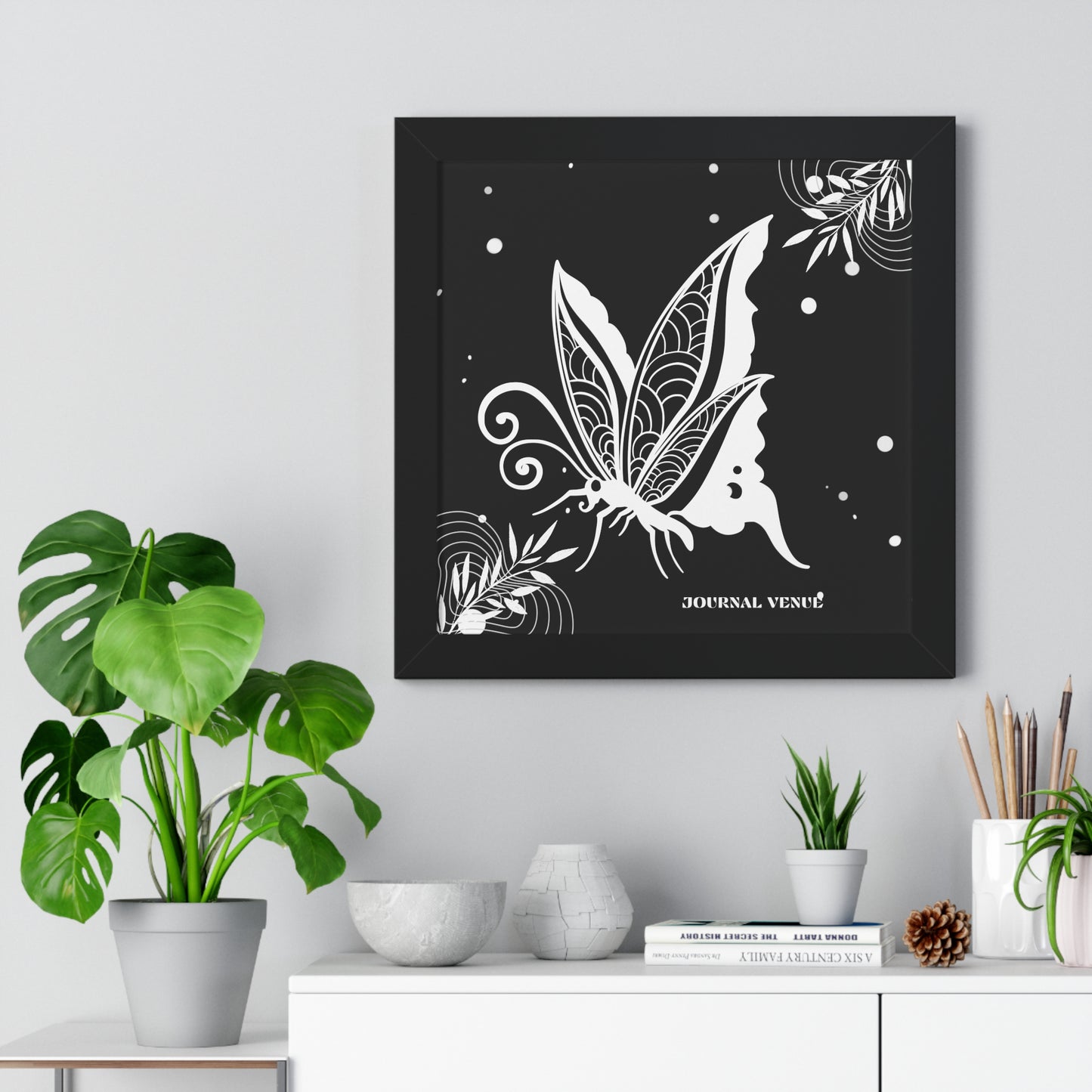  Whimsical Royal Butterfly Framed Wall Art  Poster - JOURNAL VENUE