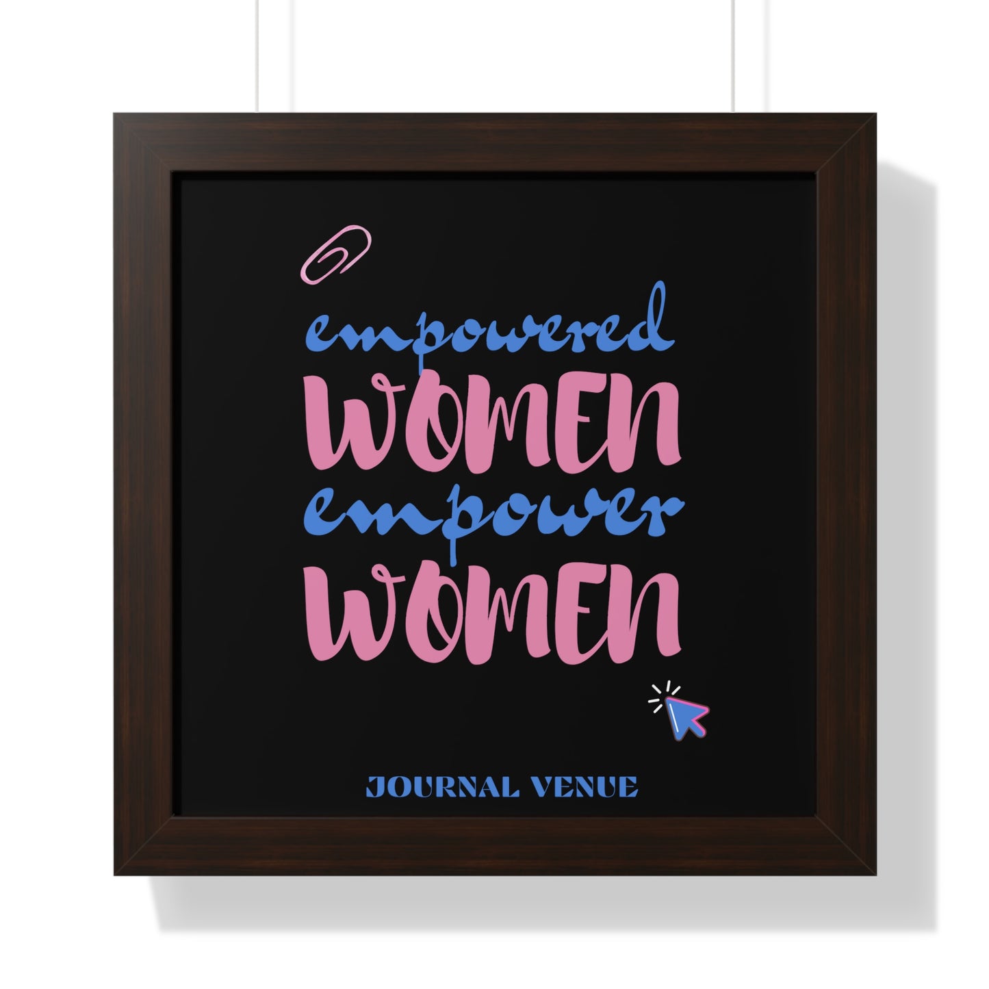  Motivational Girl Boss Framed Wall Art  Poster - JOURNAL VENUE