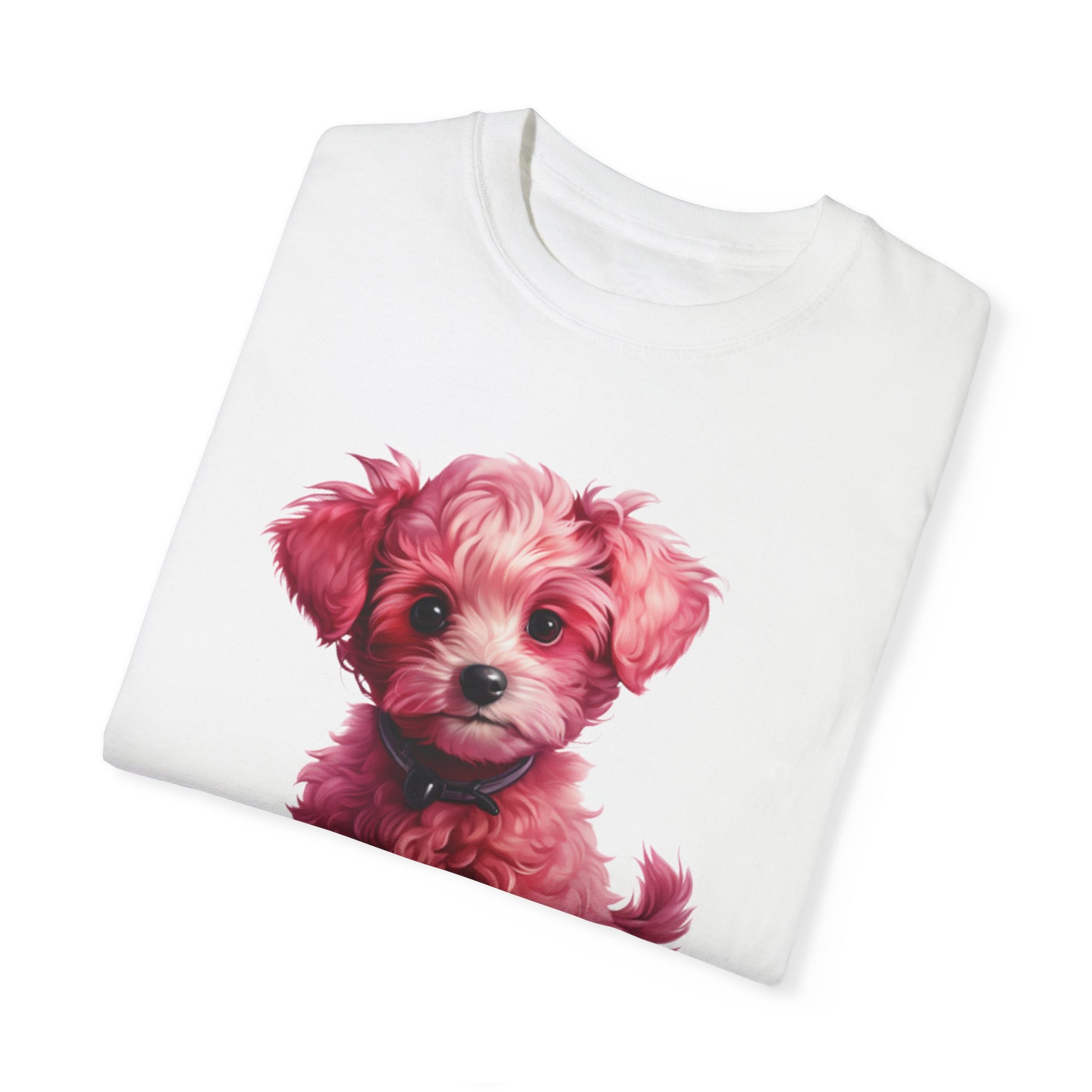 Cute Pink Poodle T-shirt - JOURNAL VENUE