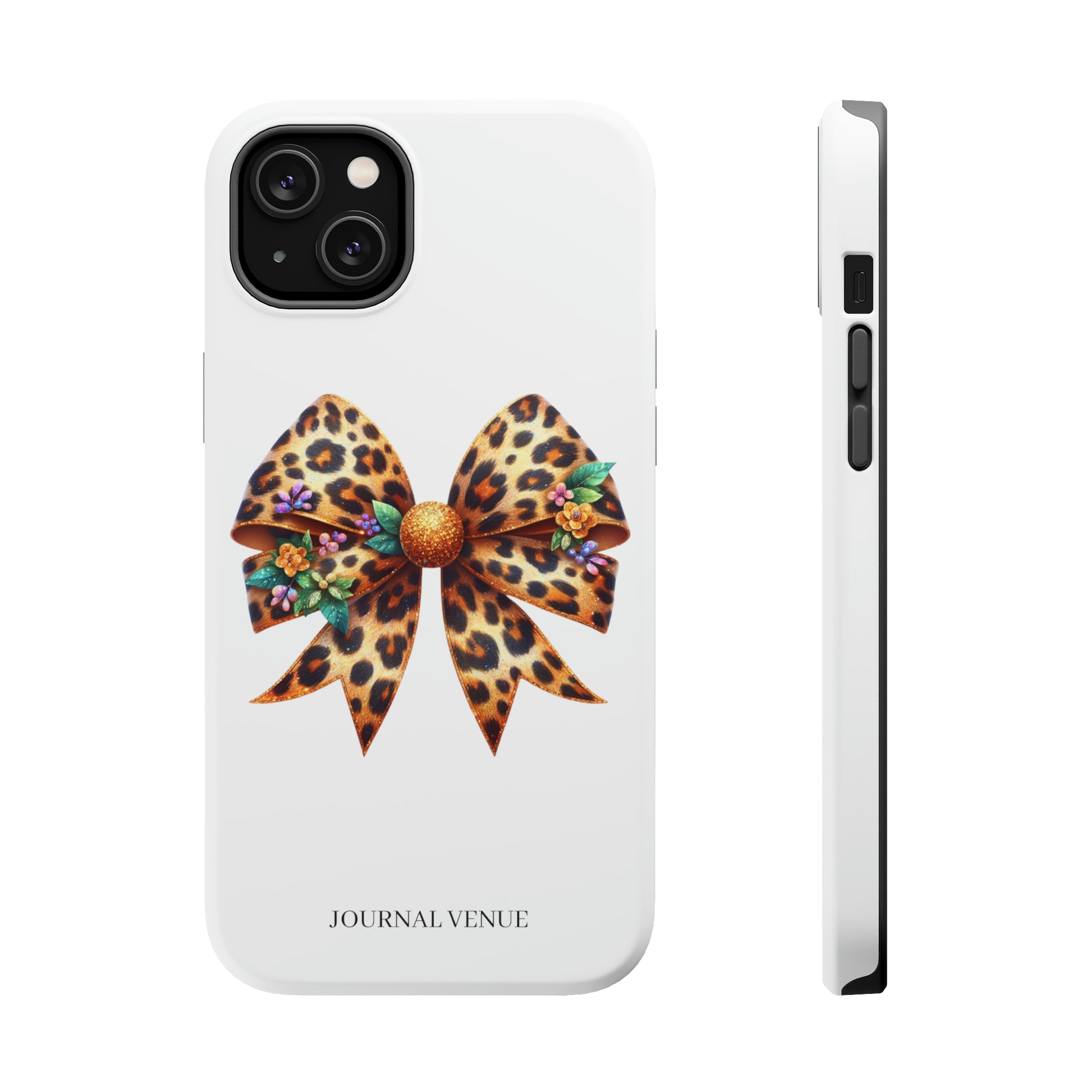 Coquette Floral Glitter Bow Iphone Cases - JOURNAL VENUE