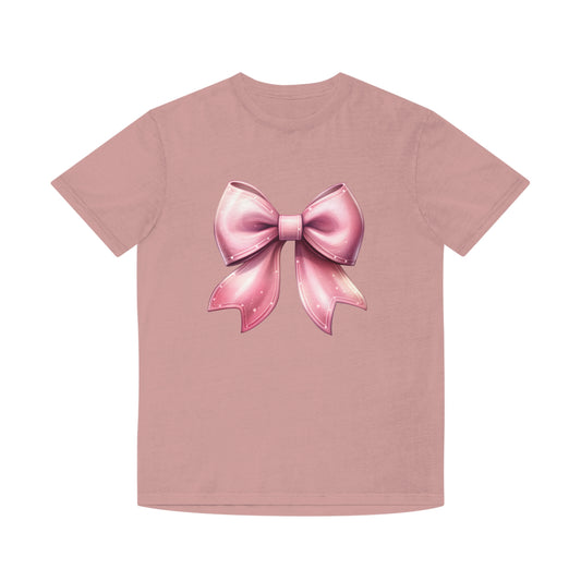 Coquette Pink Bow Faded T Shirt - JOURNAL VENUE