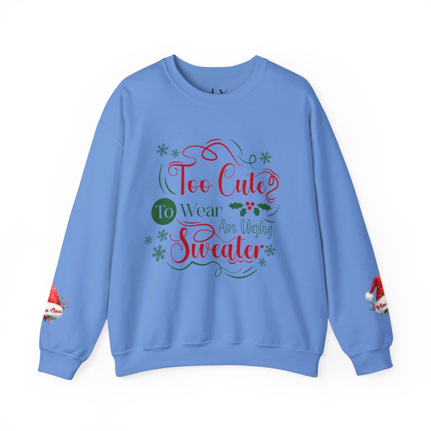 Too Cute Christmas Crewneck Sweatshirt - JOURNAL VENUE