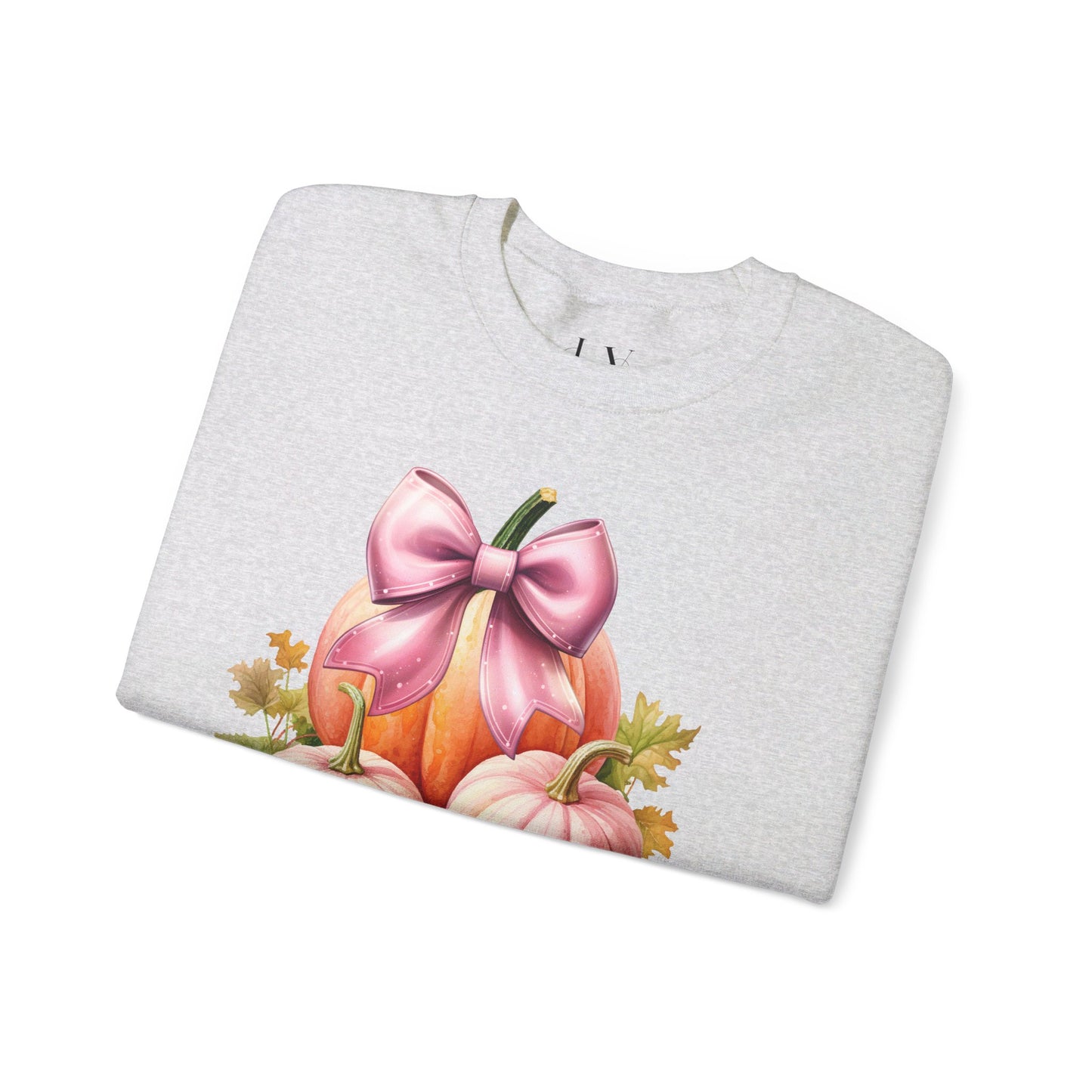 Pink Coquette Pumpkin Crewneck Sweatshirt