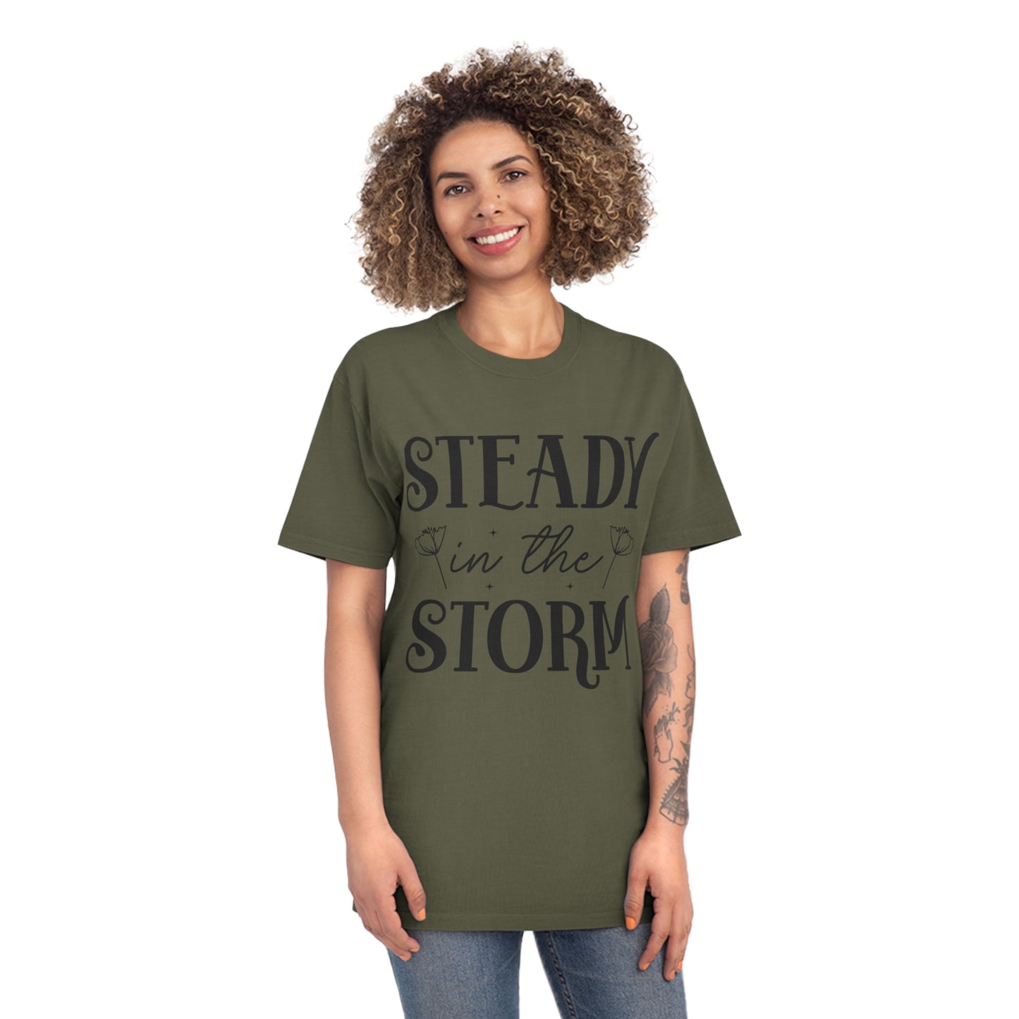 Steady in The Storm Faded T Shirt - JOURNAL VENUE