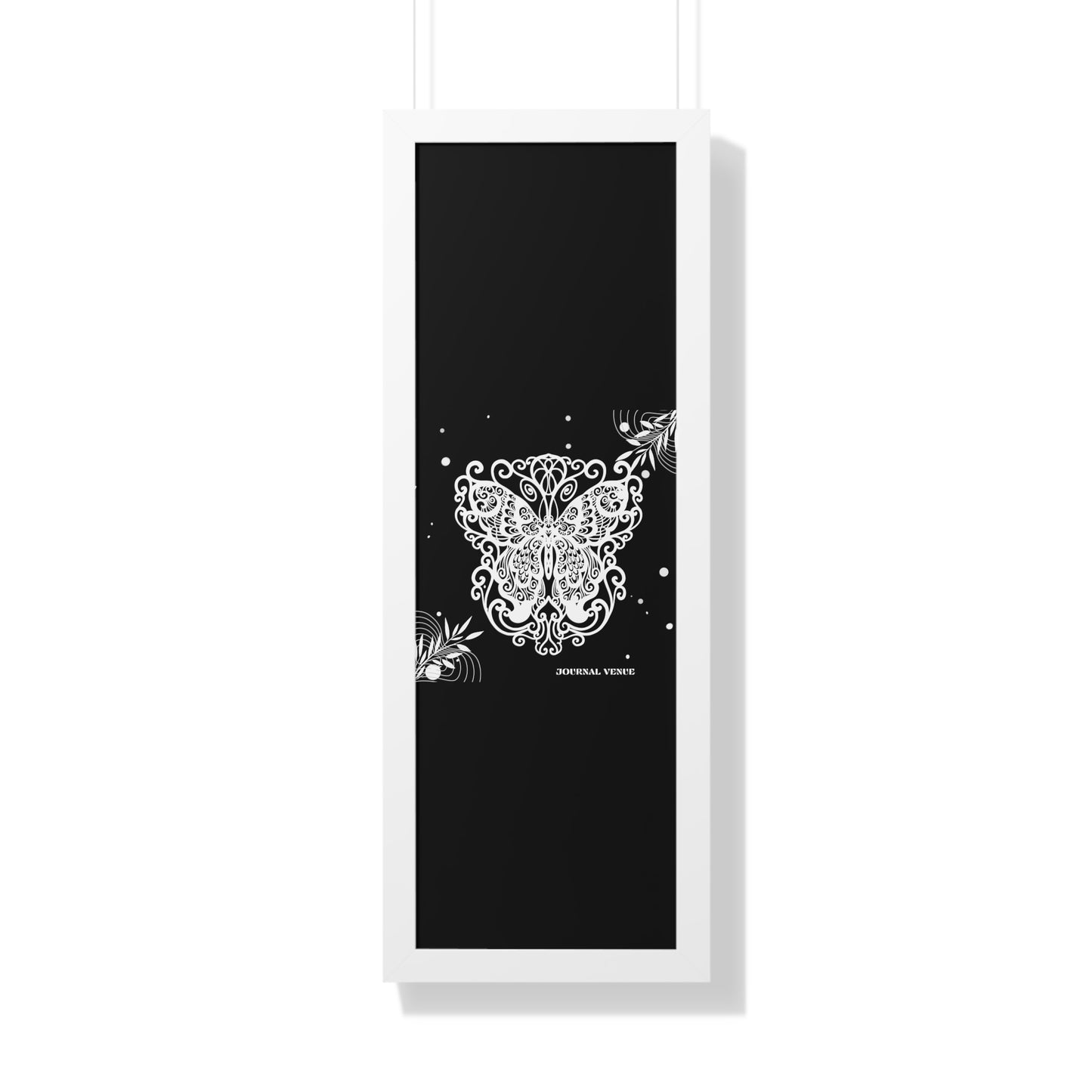 Whimsical Royal Butterfly Framed Wall Art  Poster JOURNAL VENUE