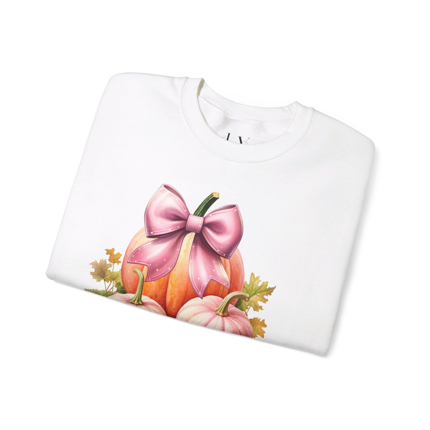 Pink Coquette Pumpkin Crewneck Sweatshirt