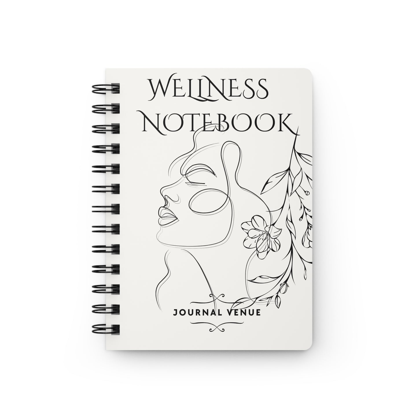 Wellness Selfcare Spiral Journal Notebooks - JOURNAL VENUE