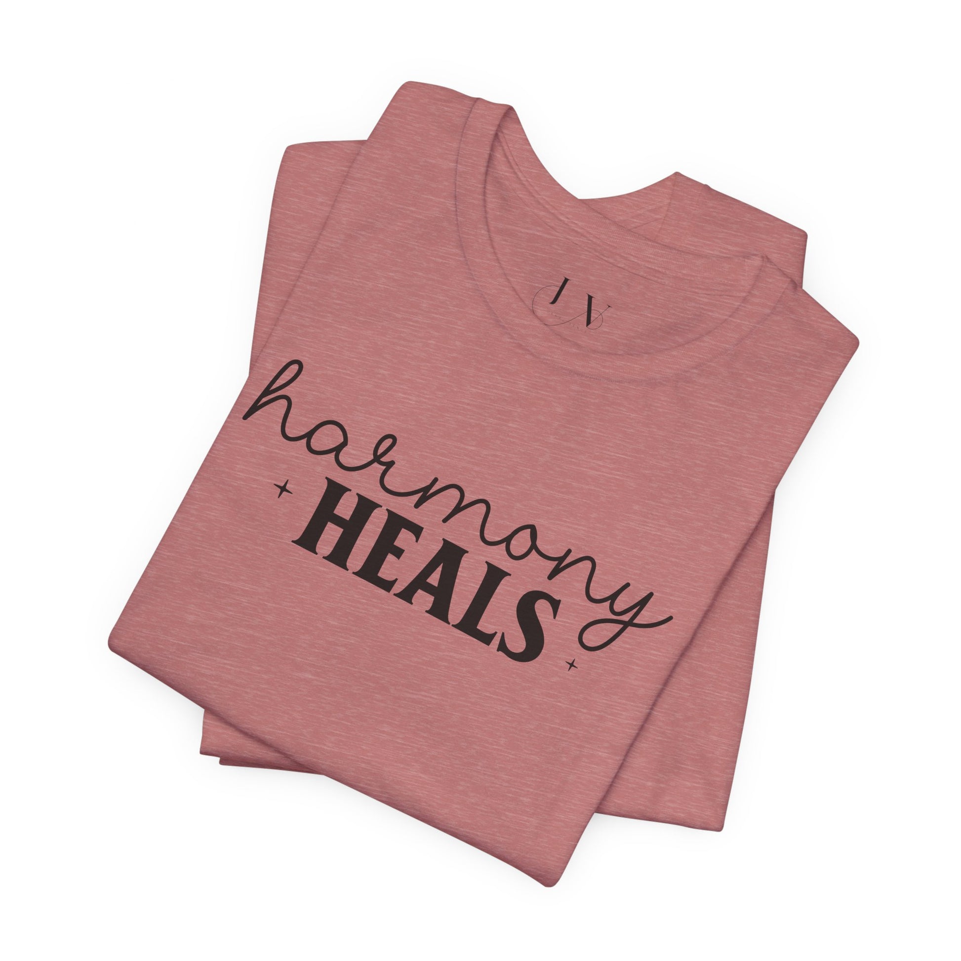 Harmony Heals Self Care Short Sleeve Tee - JOURNAL VENUE