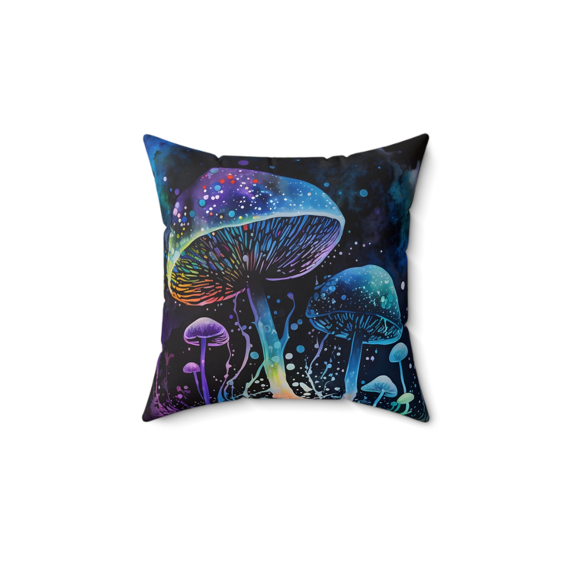 Cute Wild Mushroom Square Pillow - JOURNAL VENUE