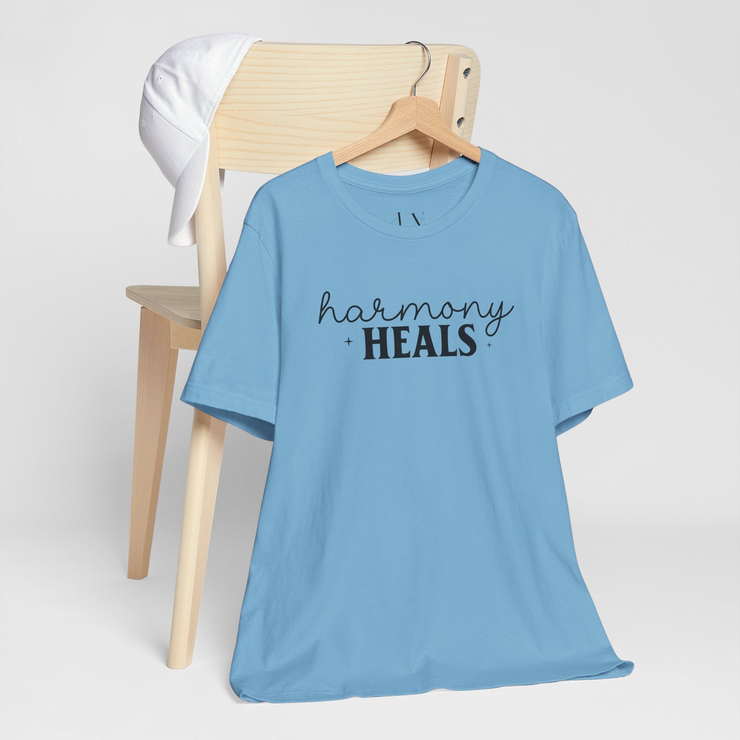 Harmony Heals Self Care Short Sleeve Tee - JOURNAL VENUE