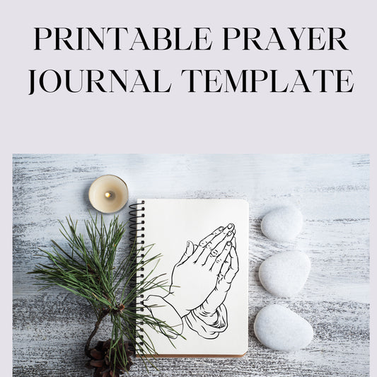 Printable Prayer Journal Template - JOURNAL VENUE