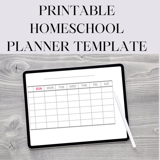 Printable Homeschool Planner Bundle - JOURNAL VENUE