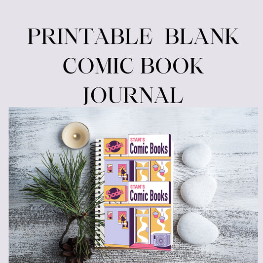 Blank Comic Book Journal - JOURNAL VENUE