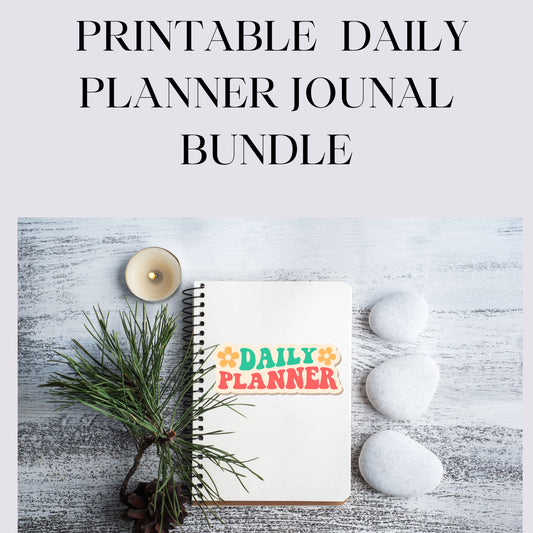  Printable Daily Planner Journal Bundle- JOURNAL VENUE