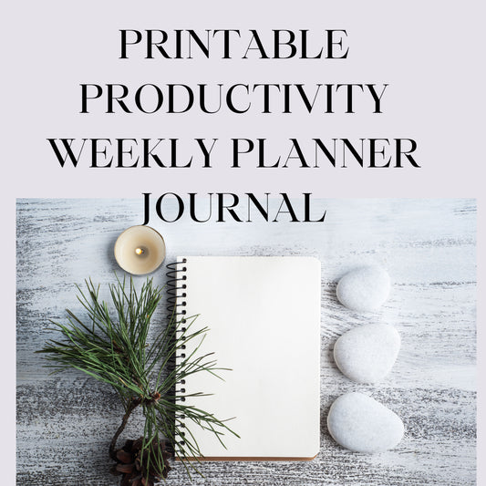  Productivity Weekly Planner Journal. Bundle- JOURNAL VENUE