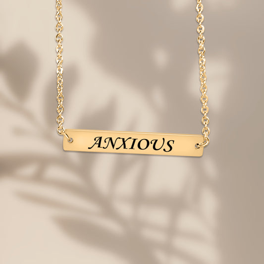 Anxious Bar Necklace - JOURNAL VENUE