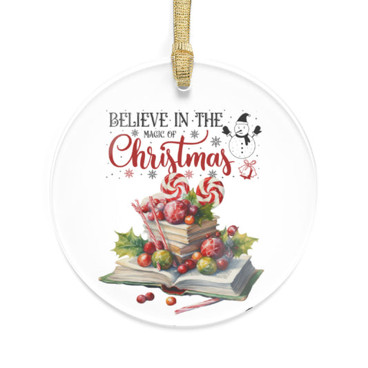 Believe in The magic of Christmas Acrylic Ornaments - JOURNAL VENUE