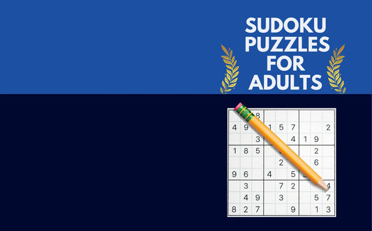 Adults Sudoku  Printable Puzzle Book Bundle - JOURNAL VENUE