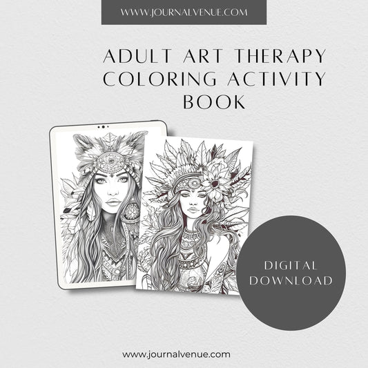 Adult Mental Therapy Coloring Activity Book 