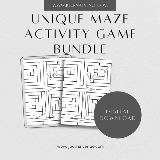  MAZE Activity Game Bundle - JOURNAL VENUE