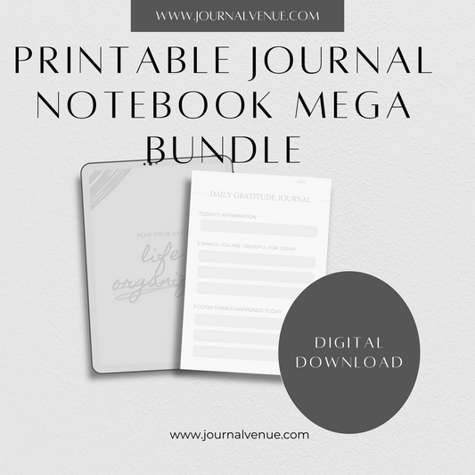  Journal Notebook Templates Mega Bundle- JOURNAL VENUE