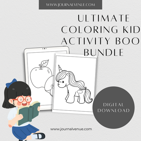 Ultimate Coloring Kids Activity Book Bundle   - JOURNAL VENUE