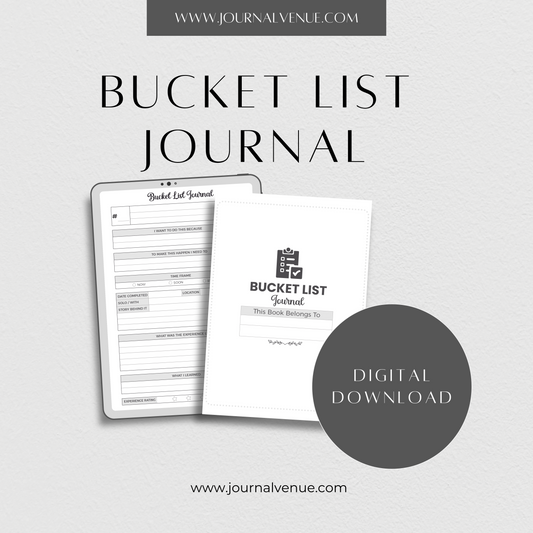 Bucket List Journal - JOURNAL VENUE