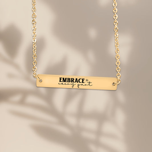 Embrace Every Part Bar Necklace - JOURNAL VENUE