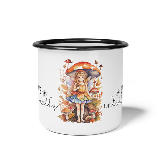 Live intentionally Fairy Mushroom Coffee Mug - JOURNAL VENUE