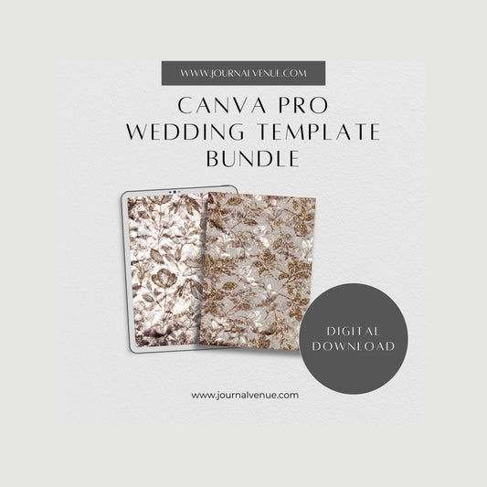 Canve PRO Wedding Template Bundle  - JOURNAL VENUE