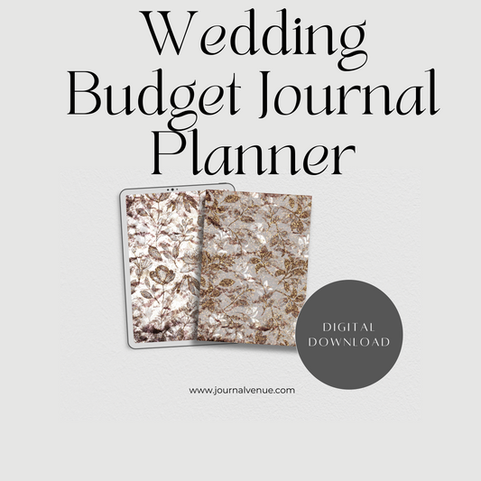 Wedding Budget Journal Planner- JOURNAL VENUE