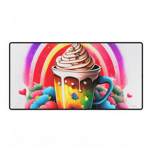  Rainbow Coffee Mouse Pad Desk Mats - JOURNAL VENUE