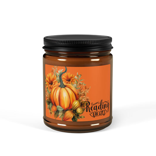 Reading is Lit Fall Scented Soy Candle - JOURNAL VENUE