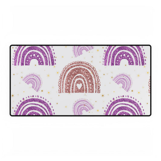 Retro Rainbow Mouse Pad Desk Mats - JOURNAL VENUE