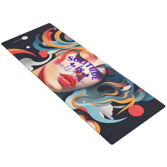 Self Care Illustration Yoga Mat - JOURNAL VENUE