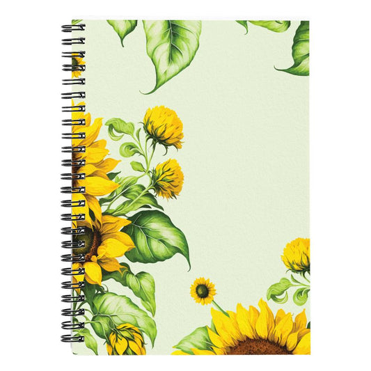 Sunflower Botanical Journal Notebook - JOURNAL VENUE