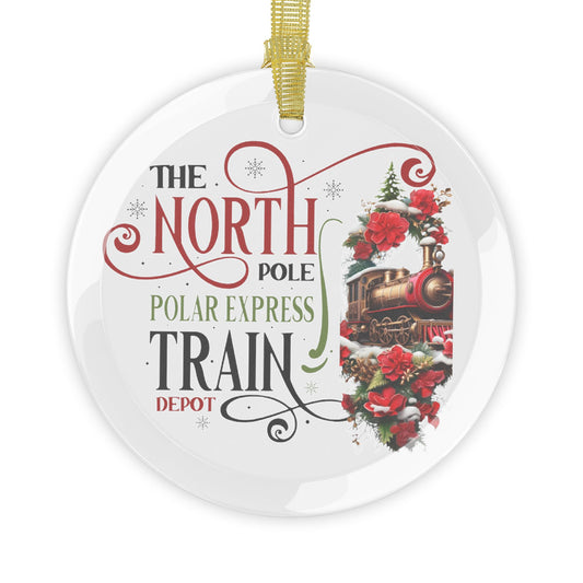 The North Pole Christmas Glass Ornaments - JOURNAL VENUE