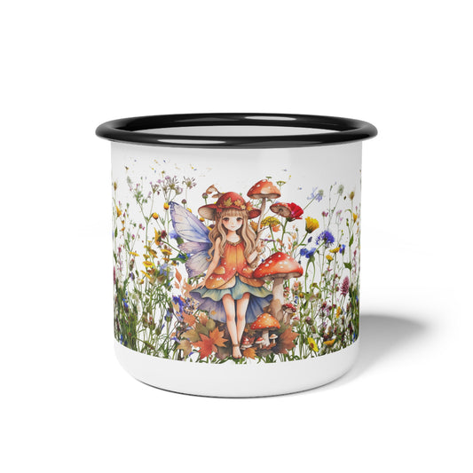 Wild Flower Fairy Mushroom Coffee Cup - JOURNAL VENUE