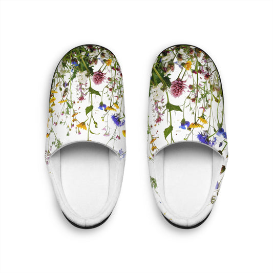 Wild Flowers Women's Indoor Slippers - JOURNAL VENUE