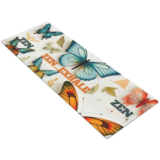 Zen Exhale Butterfly Yoga Mat - JOURNAL VENUE