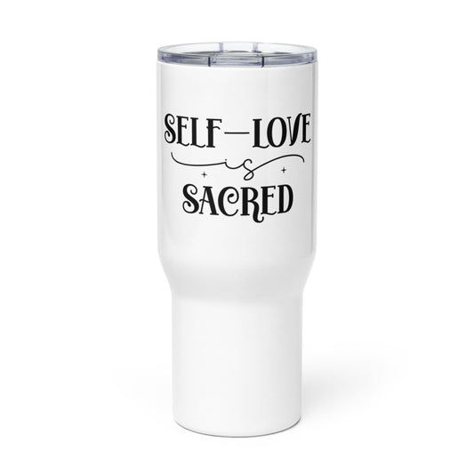 Self Love is Sacred Travel Mug - JOURNAL VENUE