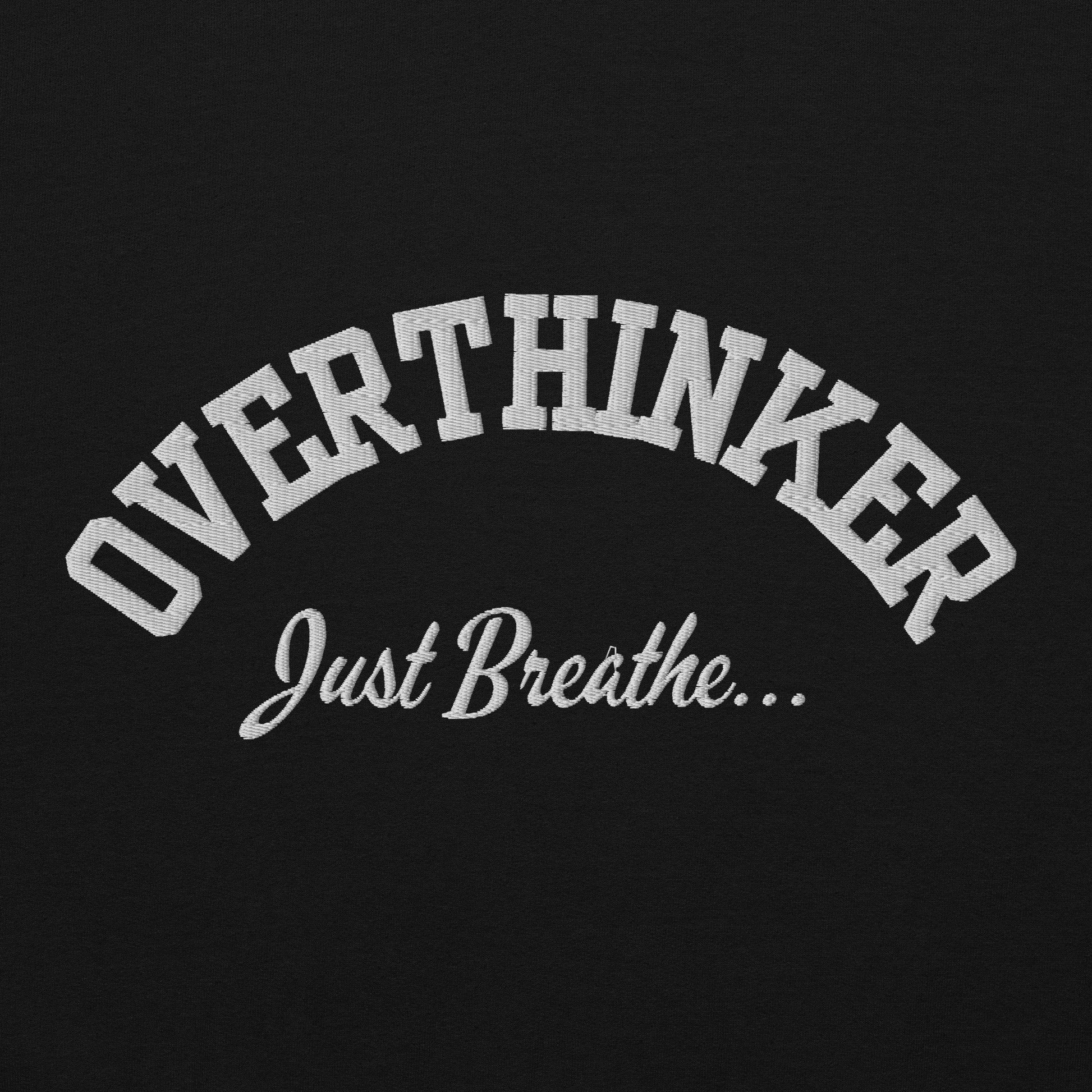 Overthinker Embroidered Sweatshirt - JOURNAL VENUE