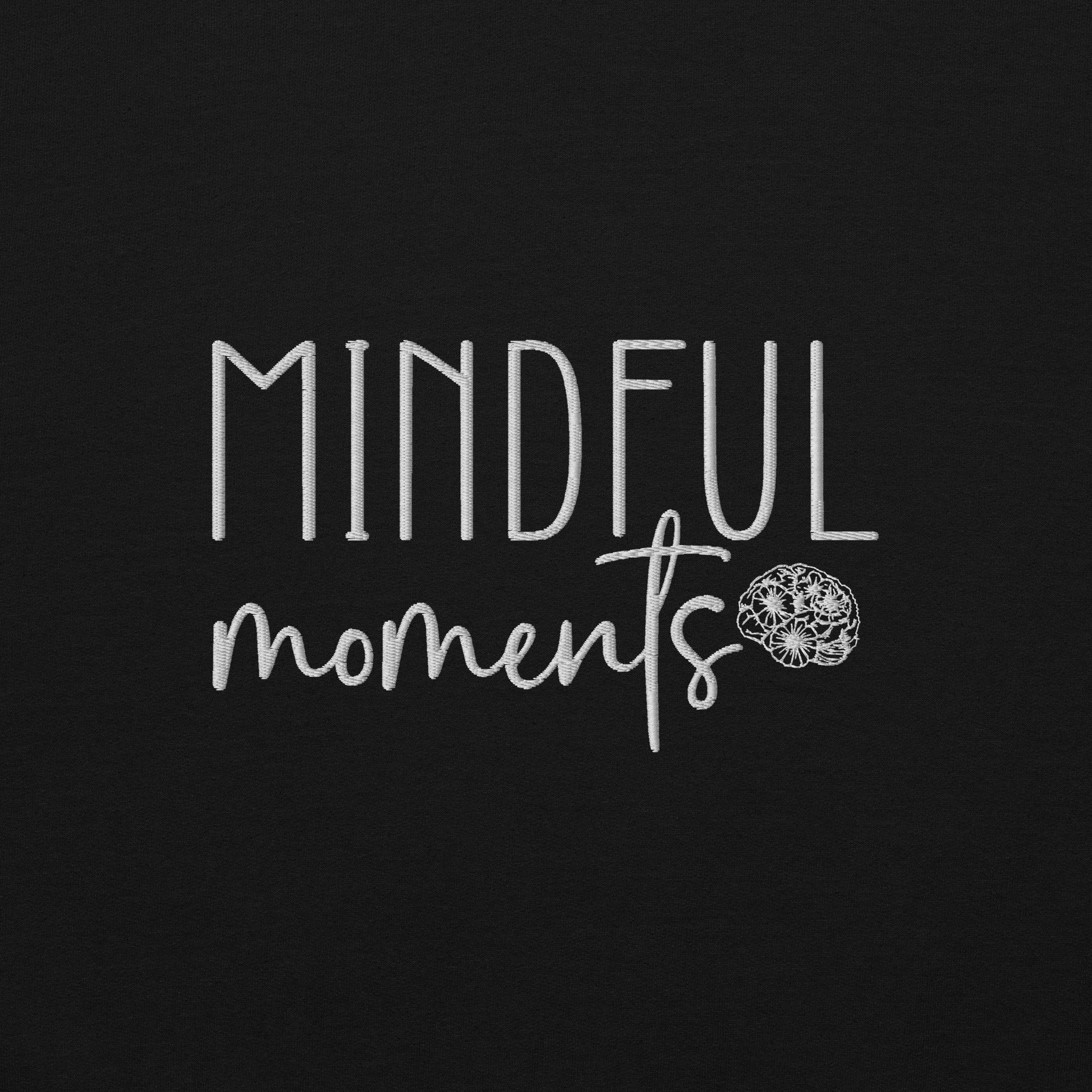 Mindful Moments Embroidered Sweatshirt - JOURNAL VENUE