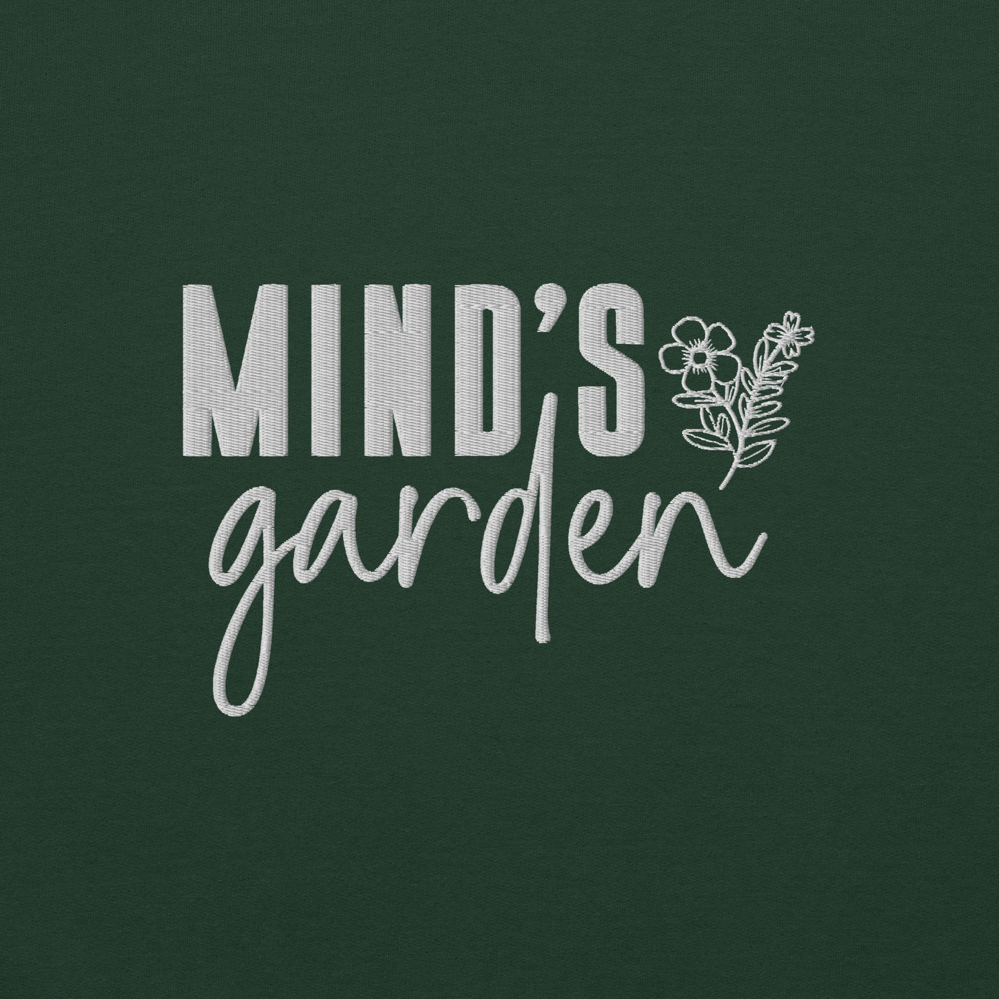 Minds Garden Embroidered Sweatshirt - JOURNAL VENUE