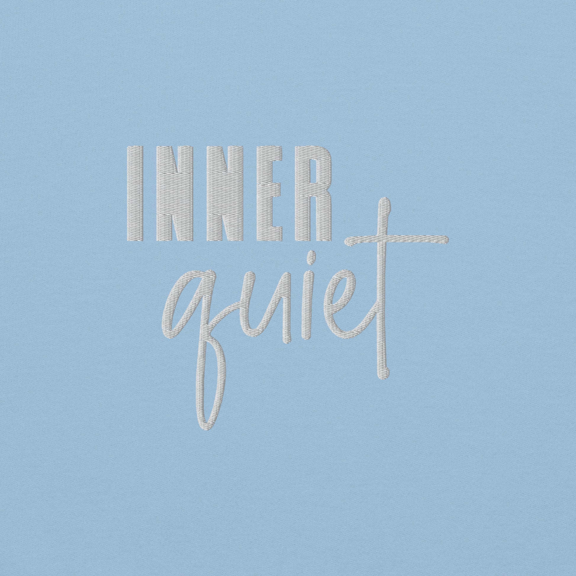 Inner Quiet Embroidered Sweatshirt - JOURNAL VENUE